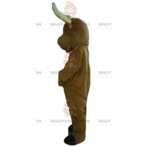 Traje de mascote BIGGYMONKEY™ Marrom Caribou Moose muito fofo e