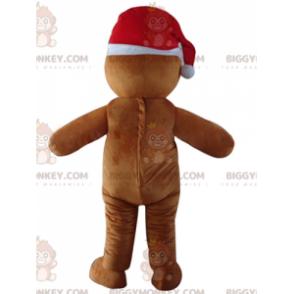 BIGGYMONKEY™ Kerst Gingerbread Man-mascottekostuum -