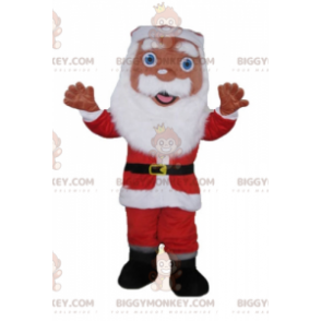 Kerstman BIGGYMONKEY™ mascottekostuum gekleed in rood en wit