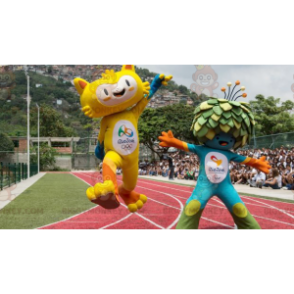 2 BIGGYMONKEY™s Maskottchen der Olympischen Spiele 2016 in Rio