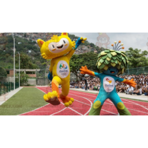 Duo de mascottes BIGGYMONKEY™ des Jeux olympiques à Rio -