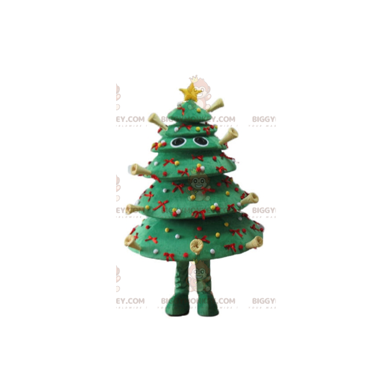 Costume da mascotte BIGGYMONKEY™ albero di Natale molto