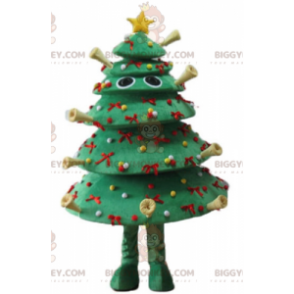 Costume da mascotte BIGGYMONKEY™ albero di Natale molto