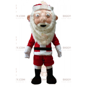 BIGGYMONKEY™ Costume da mascotte di Babbo Natale nel