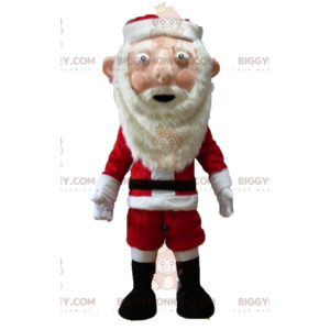 BIGGYMONKEY™ Santa Claus Mascot Costume in Traditional Red and