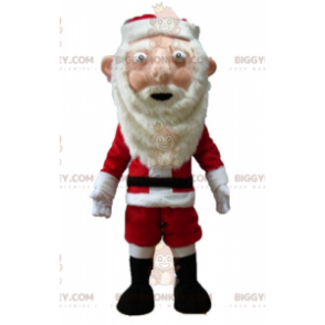 BIGGYMONKEY™ Santa Claus Mascot Costume in Traditional Red and