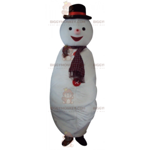 Giant White Snowman BIGGYMONKEY™ Mascot Costume -