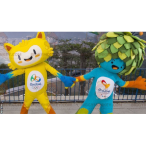 2 Μασκότ Ολυμπιακών Αγώνων του Ρίο 2016 BIGGYMONKEY™s -