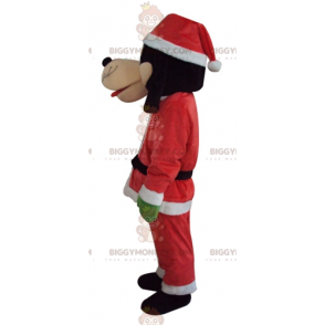 Praštěný kostým maskota BIGGYMONKEY™ v Santa oblečení –