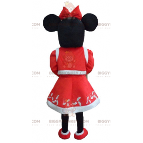 Costume da mascotte di Minnie Mouse BIGGYMONKEY™ vestito con