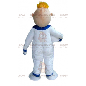 BIGGYMONKEY™ Costume da mascotte Astronauta uomo biondo in tuta