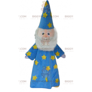 Στολή μασκότ Wizard of Merlin the Wizard BIGGYMONKEY™ -