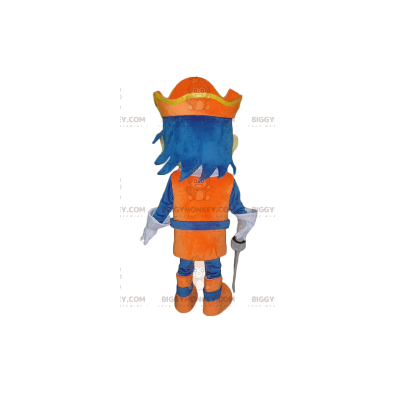 Blue Haired Knight Boy BIGGYMONKEY™ Mascot Costume –