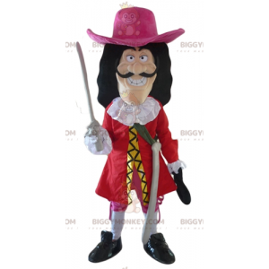 BIGGYMONKEY™-mascottekostuum van Captain Hook-schurkpersonage