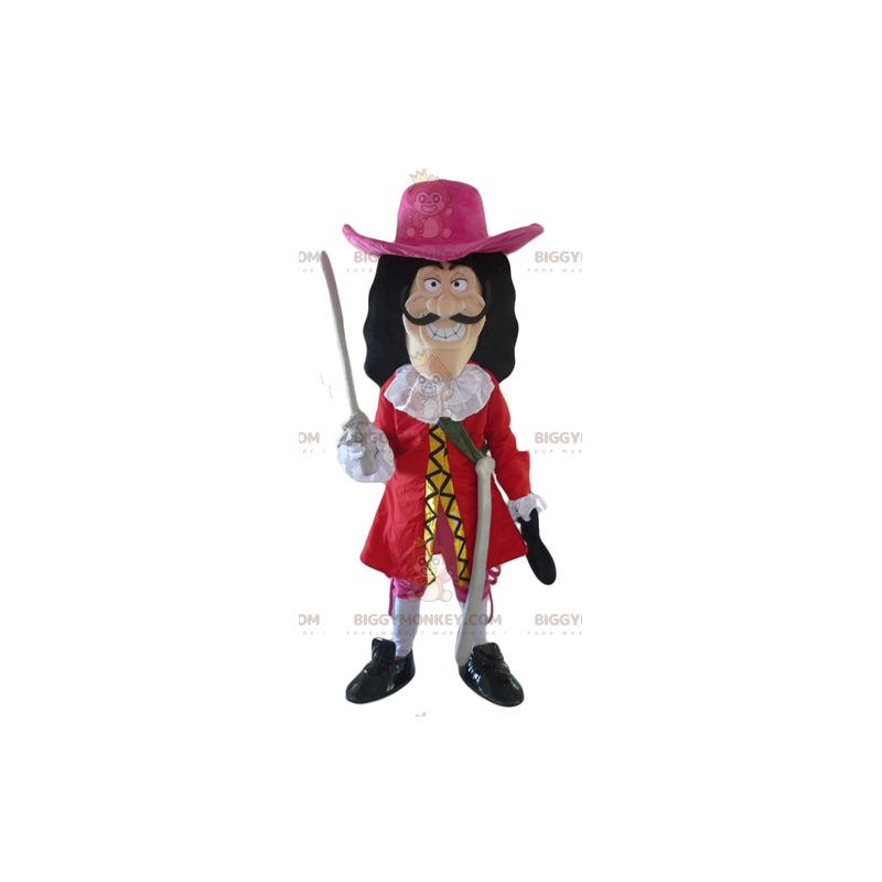 BIGGYMONKEY™-mascottekostuum van Captain Hook-schurkpersonage