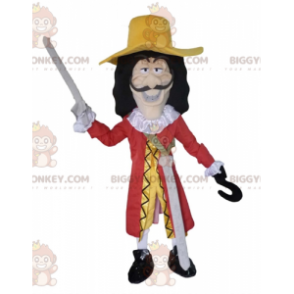 BIGGYMONKEY™-mascottekostuum van Captain Hook-schurkpersonage