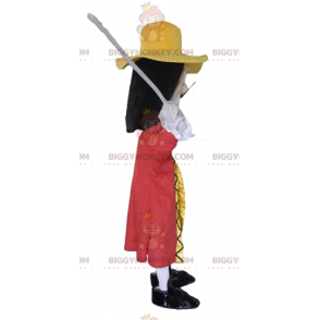 BIGGYMONKEY™ mascot costume of Captain Hook villain character in Peter Pan