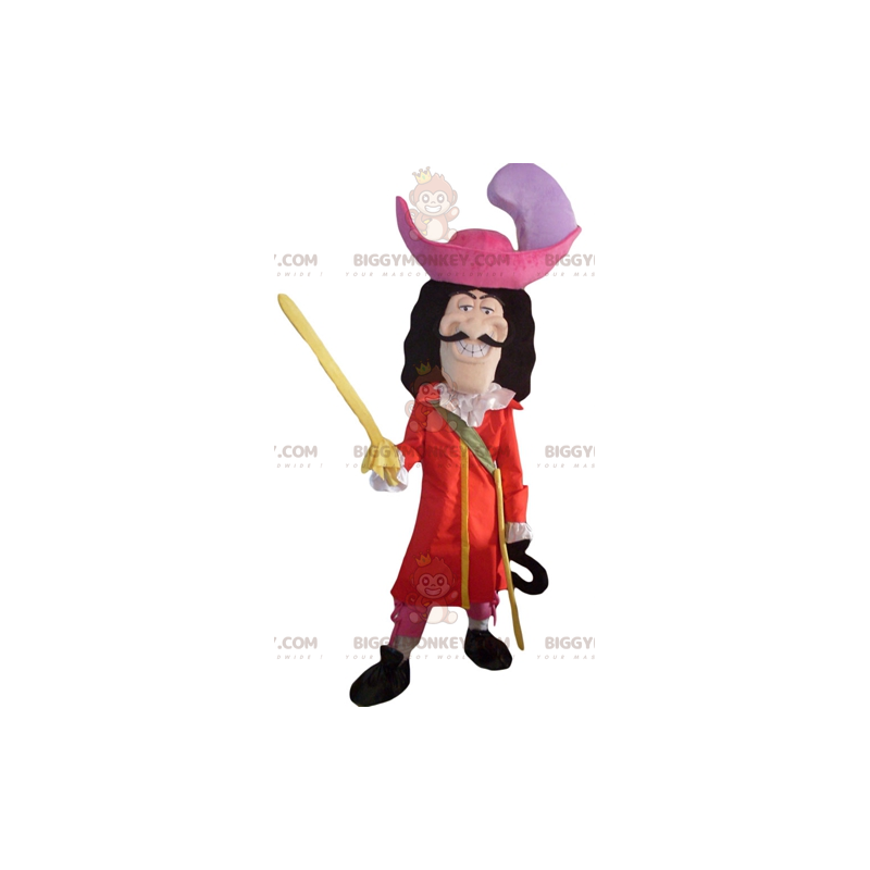 BIGGYMONKEY™ mascot costume of Captain Hook villain character