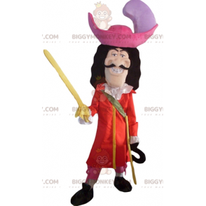 BIGGYMONKEY™-mascottekostuum van Captain Hook-schurkpersonage