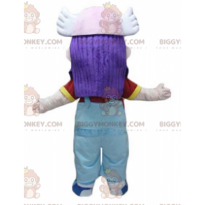 Costume de mascotte BIGGYMONKEY™ de fillette aux cheveux