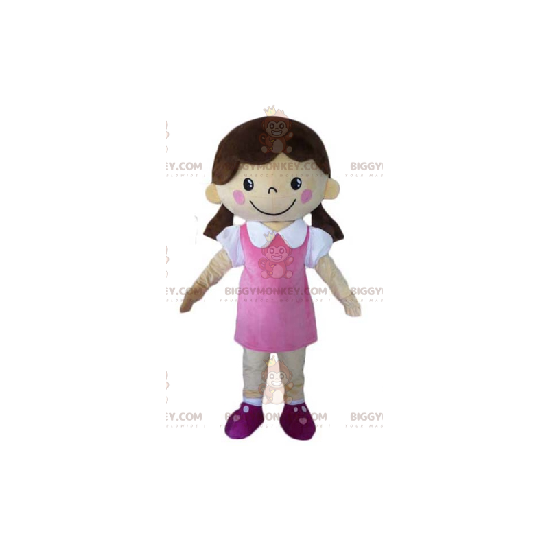 BIGGYMONKEY™ Costume da mascotte Ragazza civettuola vestita con