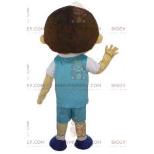 Disfraz de mascota BIGGYMONKEY™ Colegial bien vestido con traje