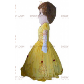 BIGGYMONKEY™ Mascot Costume Woman Princess In Yellow Dress –