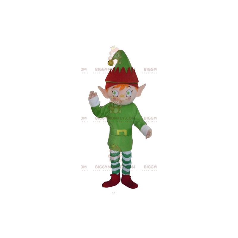 Elfo Leprechaun BIGGYMONKEY™ Costume da mascotte vestito di