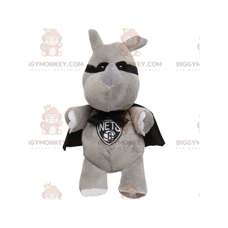 Masked Bunny BIGGYMONKEY™ mascottekostuum met cape -