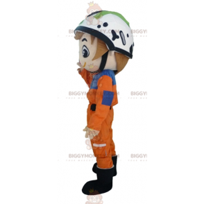 Costume de mascotte BIGGYMONKEY™ de sauveteur-secouriste de