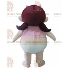Fantasia de mascote BIGGYMONKEY™ menina de calcinha com