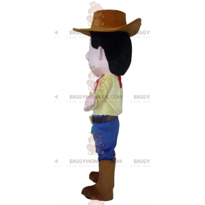 Cowboy BIGGYMONKEY™ maskottiasu perinteisessä asussa ja hattu -