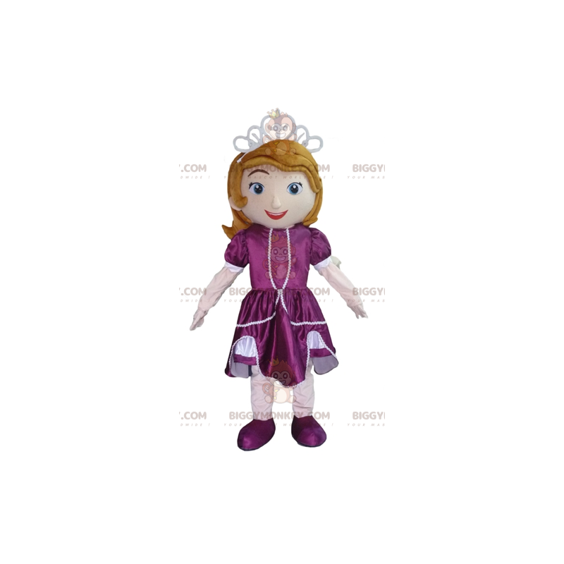 Costume da mascotte da principessa BIGGYMONKEY™ con vestito