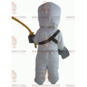 Costume de mascotte BIGGYMONKEY™ de Lego samouraï jaune et