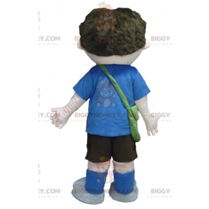 Costume da mascotte BIGGYMONKEY™ da ragazzo della scuola per