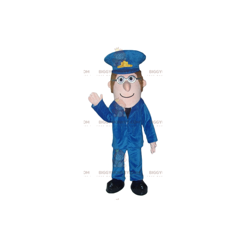 BIGGYMONKEY™ Male Zookeeper Mascot Costume In Policeman Uniform