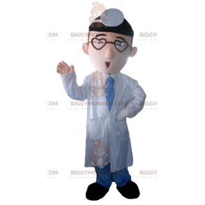 Doctor Mascot Costume BIGGYMONKEY™ Doctor i vit rock -