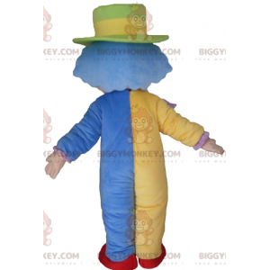 Miękki i uroczy wielokolorowy kostium maskotki klauna
