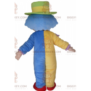 Morbido e simpatico costume da clown multicolore BIGGYMONKEY™