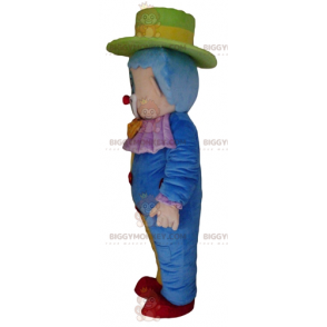 Morbido e simpatico costume da clown multicolore BIGGYMONKEY™