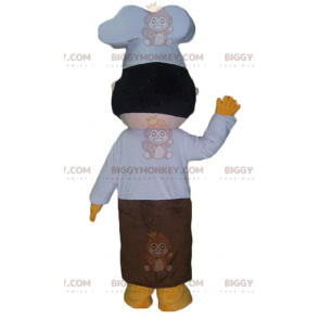 Costume de mascotte BIGGYMONKEY™ de chef cuisinier géant et