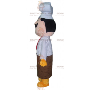 Costume de mascotte BIGGYMONKEY™ de chef cuisinier géant et