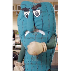 BIGGYMONKEY™ Giant Blue Cactus Boxningssäck Maskotdräkt -