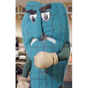BIGGYMONKEY™ Disfraz de mascota de saco de boxeo de cactus azul