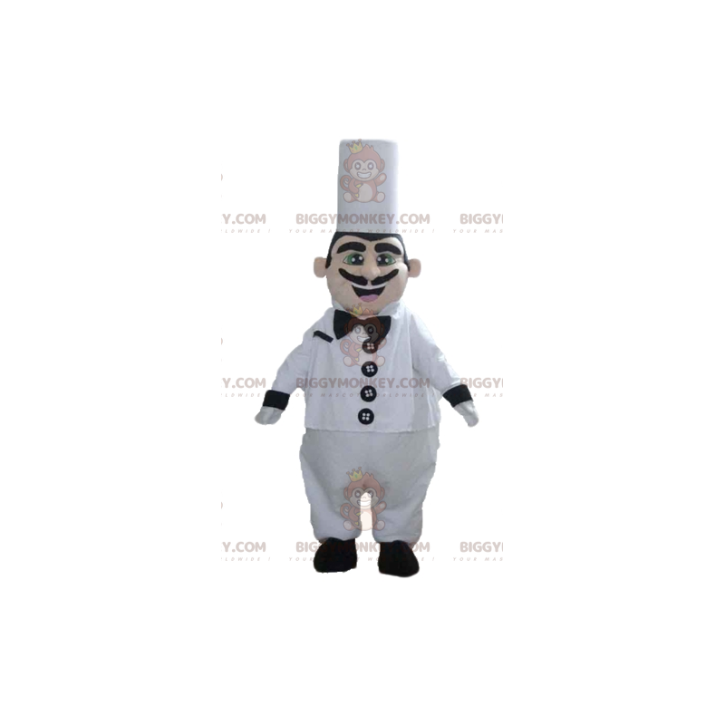 Costume de mascotte BIGGYMONKEY™ de chef cuisinier avec une