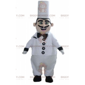 Costume de mascotte BIGGYMONKEY™ de chef cuisinier avec une