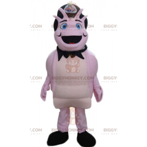 Costume da mascotte rosa creatura crostaceo BIGGYMONKEY™ con
