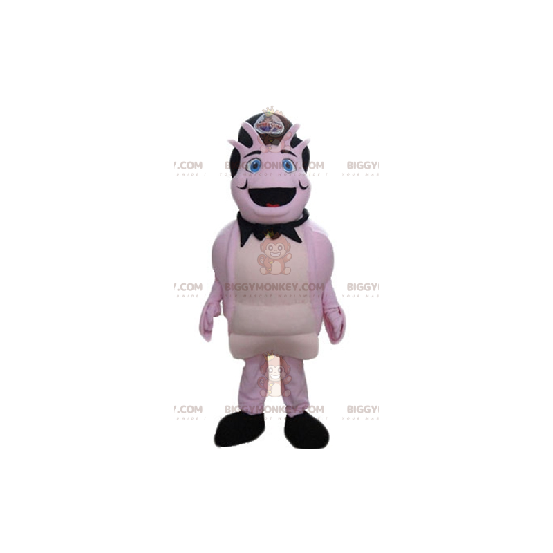 Costume da mascotte rosa creatura crostaceo BIGGYMONKEY™ con