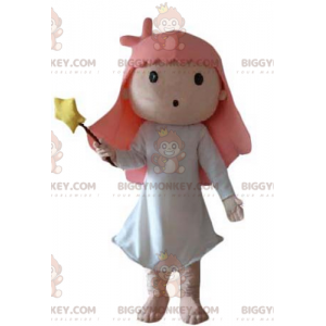 Costume della mascotte della piccola strega fata BIGGYMONKEY™ -