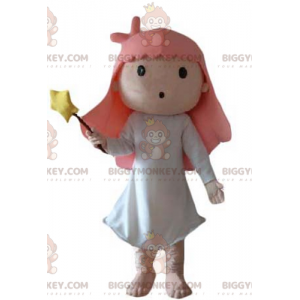 Fato de mascote BIGGYMONKEY™ Menina Fada Bruxa – Biggymonkey.com